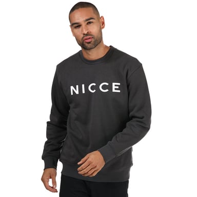 Men's NICCE Original Logo Sweatshirt in Charcoal