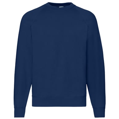 Fruit Of The Loom Mens Classic 80/20 Raglan Sweatshirt (Navy)