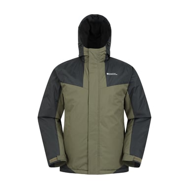 Mountain Warehouse Mens Dusk III Ski Jacket (Dark Khaki/Black)