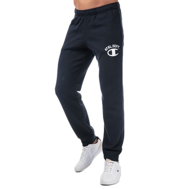 Men's Champion Closed Hem Joggers in Navy