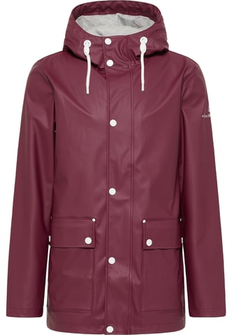 Dreimaster rain jacket Men wine red