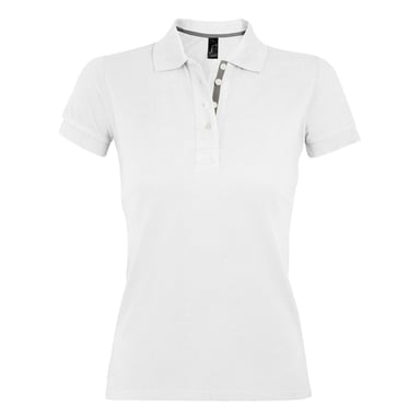 SOLS Womens/Ladies Portland Polo Shirt (White)