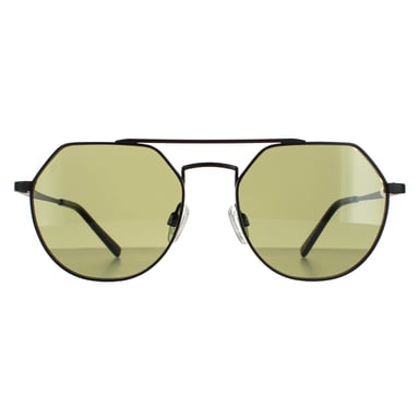 Serengeti Aviator Unisex Matte Black Spirit Green 555nm Shelby