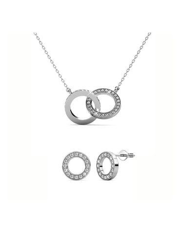 Boucles d'oreilles Ophir - Doré et Cristal