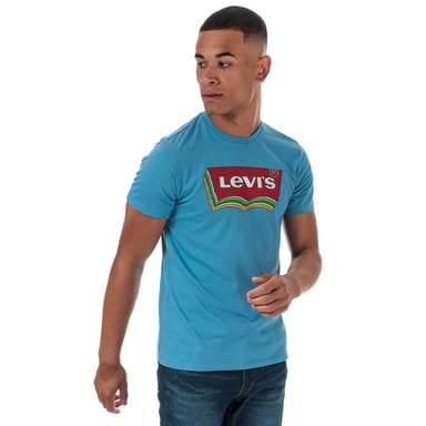 Men's Levis Graphic Varsity T-Shirt in Blue