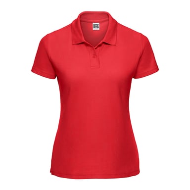 Russell Womens/Ladies Classic Polycotton Polo Shirt (Bright Red)