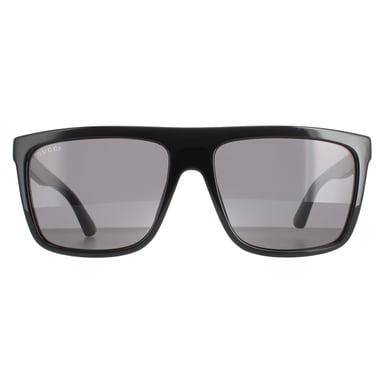 Gucci Square Mens Black Grey  GG0748S Sunglasses