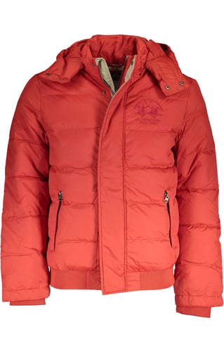 La Martina Men's Orange Polyamide Jacket