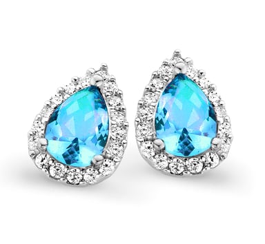 Orphelia 'Enora' Women's 925 Sterling Silver Stud Earrings - Silver ZO-7226/BT/1