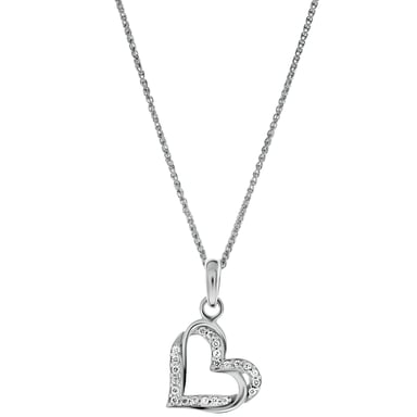 Orphelia 'Cecilia' Dames 925 Sterling Zilveren Hanger met Ketting - Zilver ZH-7584