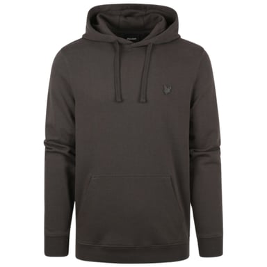 Lyle & Scott Tonal Eagle Logo Grå Gunmetal Hoodie