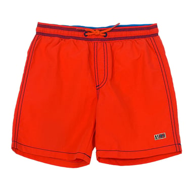 K Villa Solid swimsuit with elastic strap and drawstring to adjust N0YHKC boy