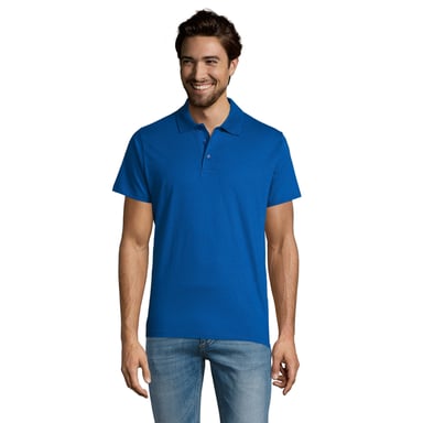 SOLS Mens Prescott Jersey Polo Shirt (Royal Blue)