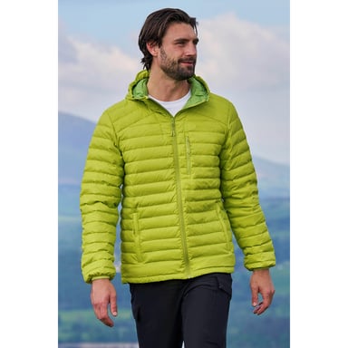 Mountain Warehouse Mens Henry II Extreme Down Filled Padded Jacket (Lime)