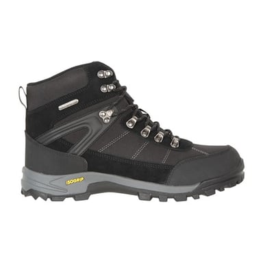 Mountain Warehouse Mens Storm Extreme Suede Waterproof Hiking Boots (Black)