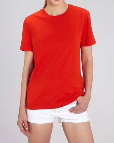 Nauli Unisex Regular Fit T-Shirt in Red