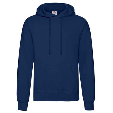 Fruit of the Loom Unisex Adult Classic Hoodie (Navy)