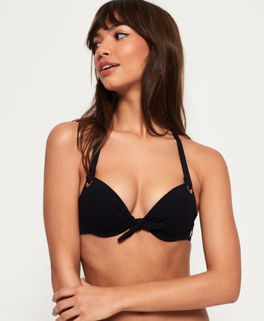 Superdry Picot Textured Cup Bikini Top