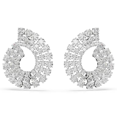 Swarovski 'Matrix Tennis' Dames Oorbellen van Base Metal - Zilver 5705834