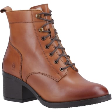 Hush Puppies Harriet Leren Dameslaarzen Tan