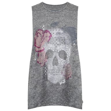 Vans Off The Wall Sketchy Skull Dam Grå Topp