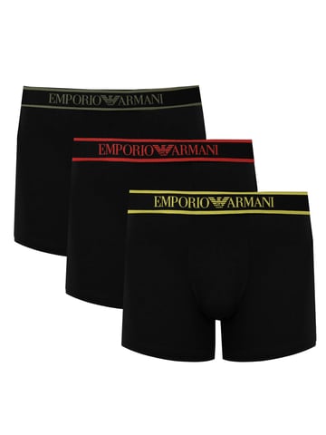Emporio Armani Boxershorts 3 Pack Mannen zwart
