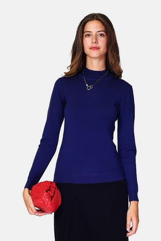 GB - William de Faye - Funnel Neck - Blue
