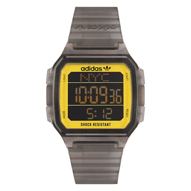 Adidas Originals Digital One Gmt Unisex's Grey Watch AOST22554