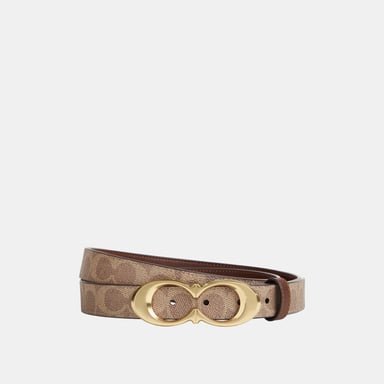 25MM Kissing C Buckle Signature PVC Belt