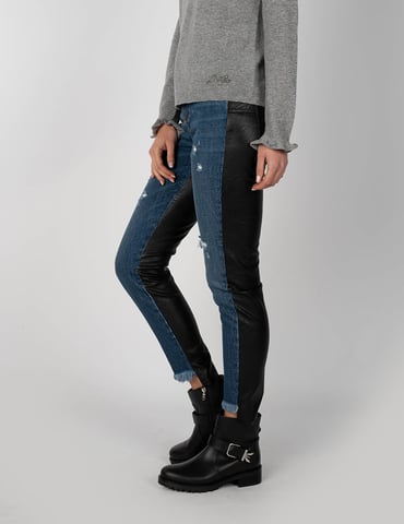 Liu-Jo Jeans Straight Fit Woman's Black