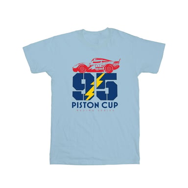 Disney Mens Cars Piston Cup 95 T-Shirt (Baby Blue)