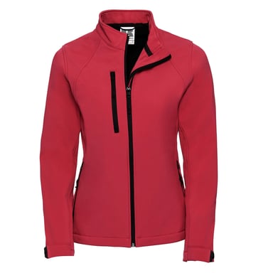Russell Womens/Ladies Soft Shell Jacket (Classic Red)