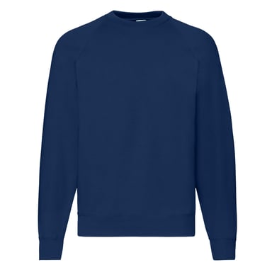 Fruit Of The Loom Mens Classic Raglan Sweatshirt (Navy)