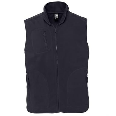 SOLS Unisex Adult Norway Fleece Gilet (Charcoal Grey Solid)