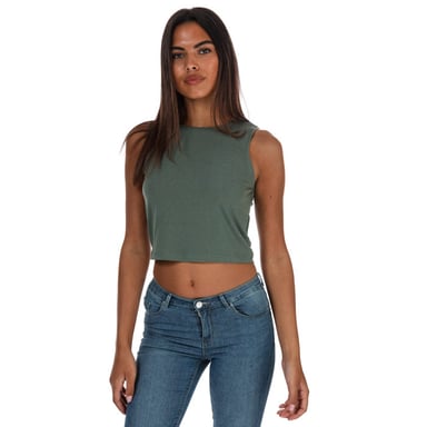 Vero Moda Gemma jersey hemdtopje voor dames, groen