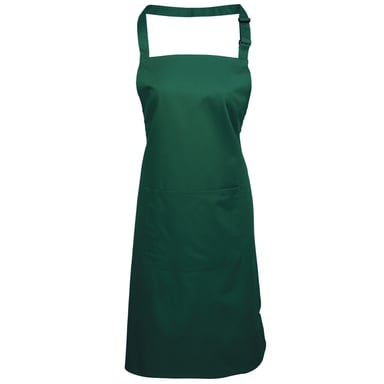 Premier Ladies/Womens Colours Bip Apron With Pocket (Pack of 2) (Bottle)