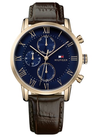 Tommy Hilfiger Kane herrklocka Brun 1791399