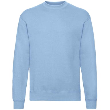 Fruit of the Loom Mens Classic 80/20 Set-in Sweatshirt (Sky Blue)