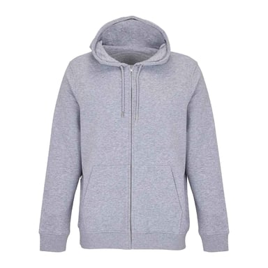 SOLS Unisex Adult Calipso Full Zip Hoodie (Grey Melange)