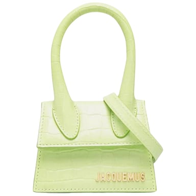 Jacquemus Le Chiquito lichtgroen minitasje