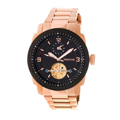 Heritor automatisch Helmsley semi-skelet armbandhorloge