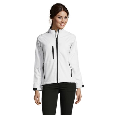 SOLS Womens/Ladies Roxy Soft Shell Jacket (White)