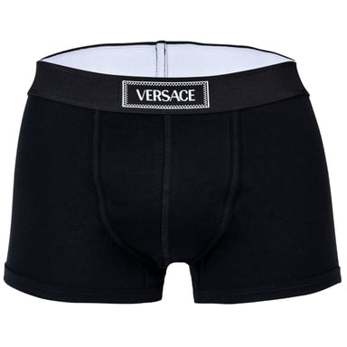 Versace Short Trunk Jersey Cotton Topeka+Elastic Canete Logo Boxer Shorts
