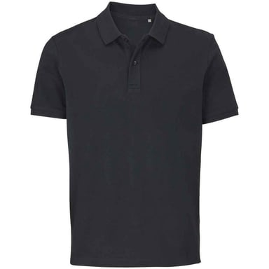 SOLS Unisex Adult Pegase Polo Shirt (Black)