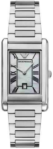 Emporio Armani Gino Dames Zilveren Horloge AR11664