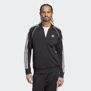 Men's adidas Originals Adicolours SST Track Jacket in Black