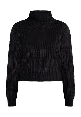 Mymo Knitted pullover women black