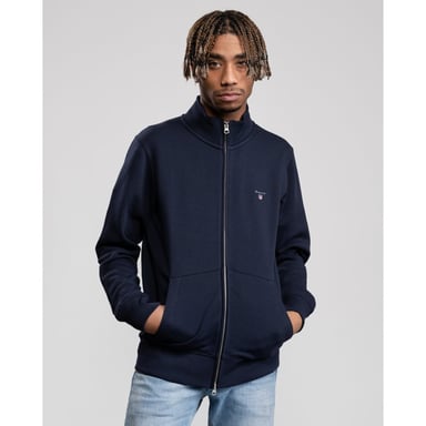 Men's Gant Original Full-Zip Cardigan in Navy