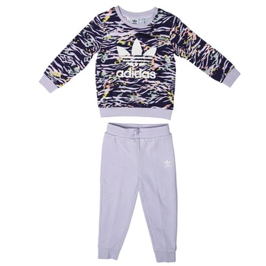 Girl's adidas Originals Baby Crew Set in Purple