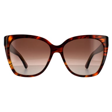 Moschino Square Womens Havana Yellow Brown Gradient Sunglasses